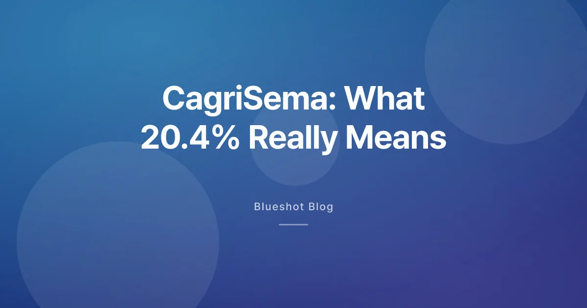 CagriSema and the REDEFINE 1 Numbers: What 20.4% Actually Means