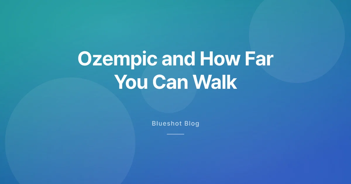 Ozempic and Leg Pain: What STRIDE Actually Showed About Walking Distance