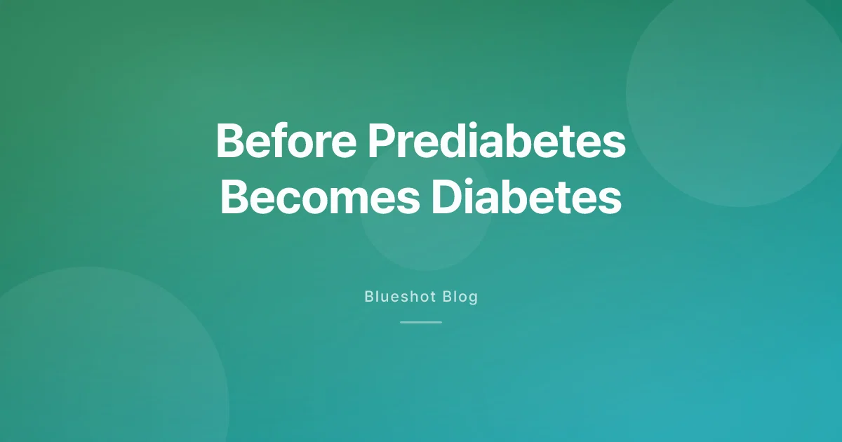 Can a GLP-1 Keep Prediabetes From Becoming Diabetes?