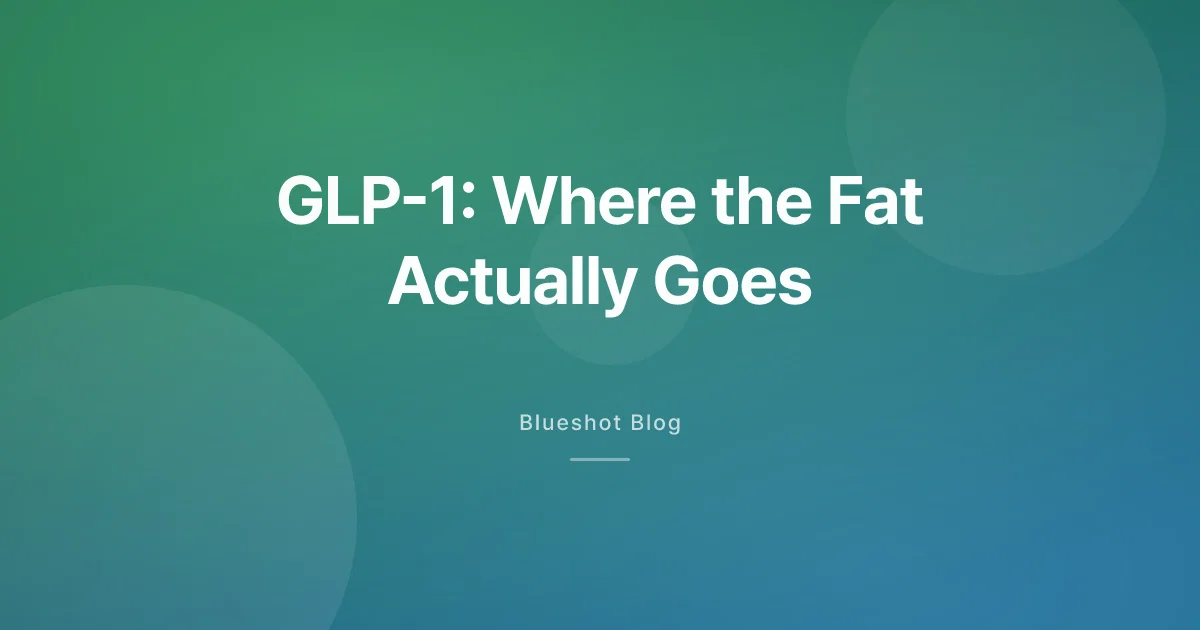 GLP-1 and body composition: it's not the scale, it's where the fat goes