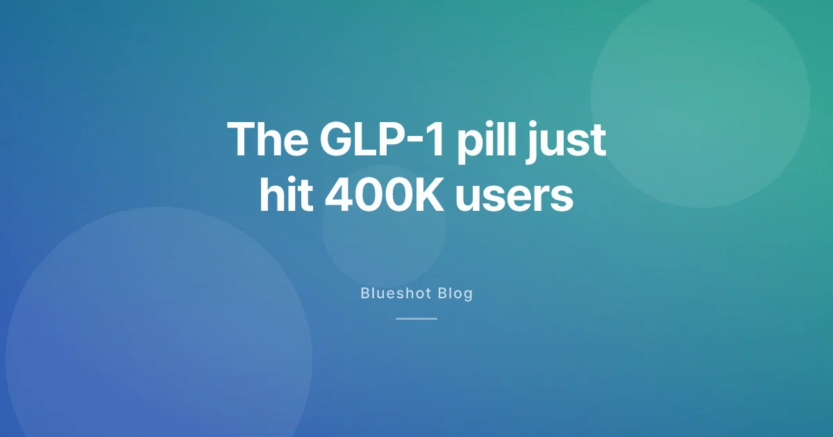 Oral Semaglutide Hits 400K Users — Where the GLP-1 Pill Stands Globally