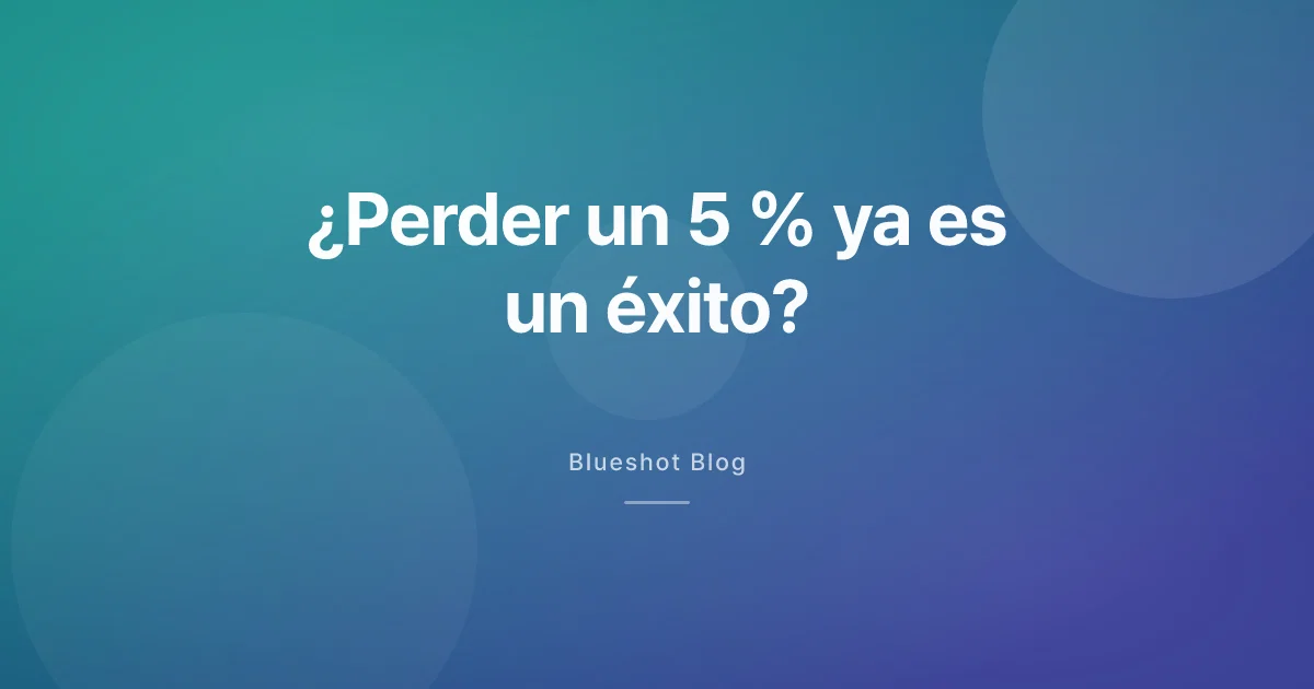 Por qué tu peso se mide en porcentaje, no en kilos
