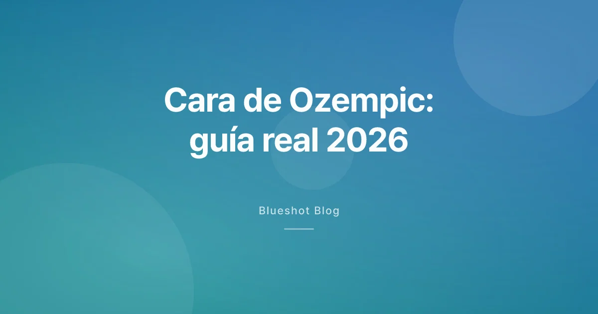 Cara de Ozempic: qué es, por qué ocurre y cómo se navega en España en 2026