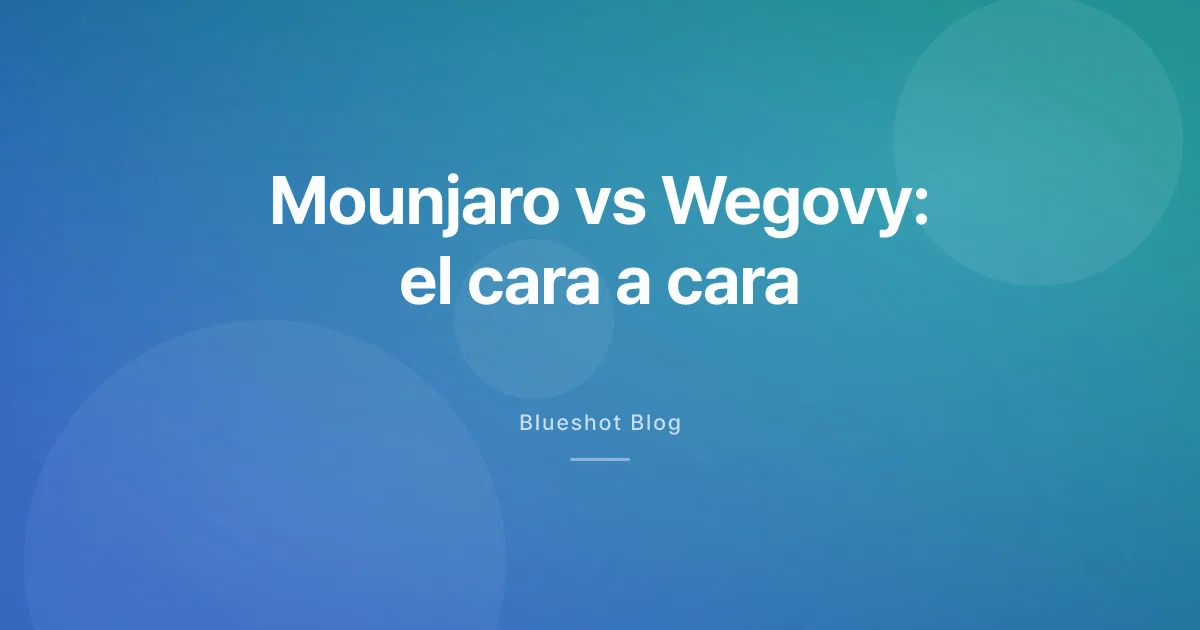 Mounjaro vs Wegovy: qué dice el cara a cara real (SURMOUNT-5)