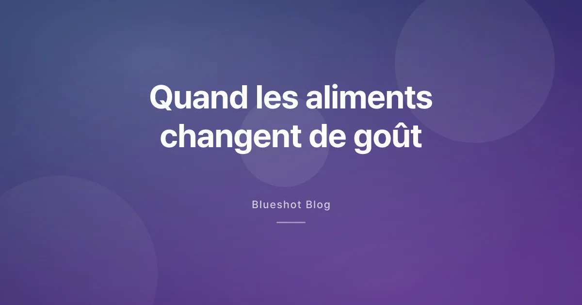 Sous GLP-1, le goût change : pourquoi le café et le gras ne passent plus