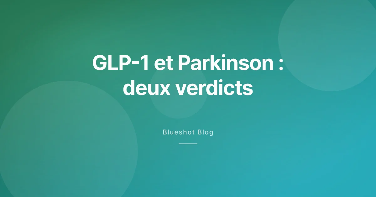 GLP-1 et maladie de Parkinson : deux essais, deux réponses opposées