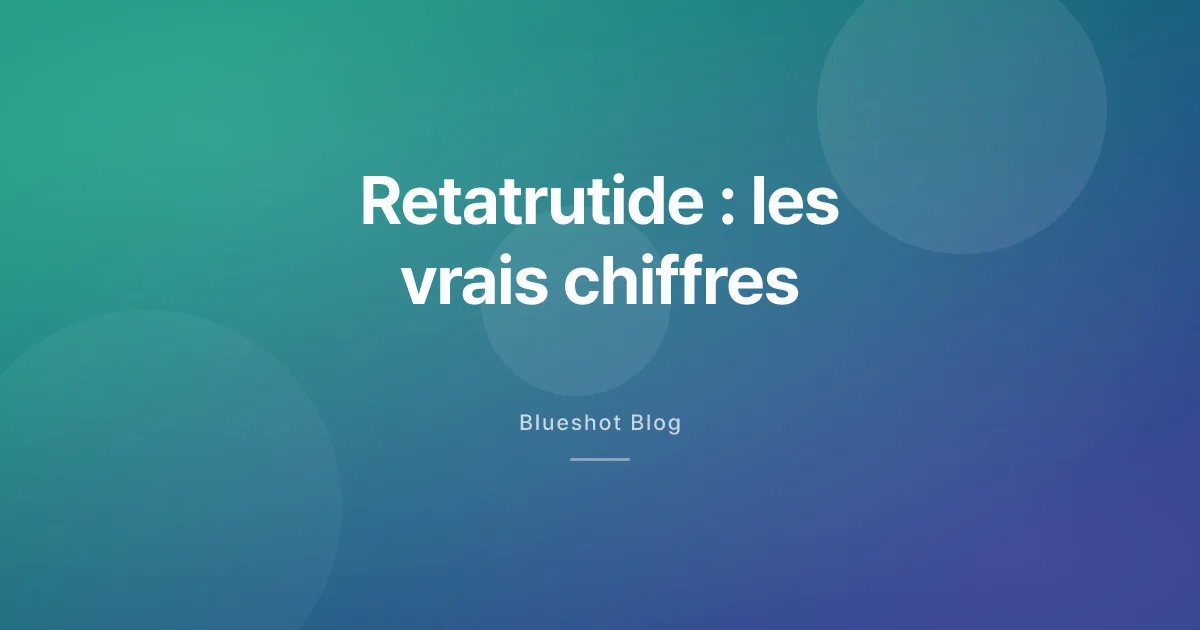 Retatrutide : la molécule qui a fait perdre 24 % du poids — et pourquoi on ne peut pas encore l'utiliser