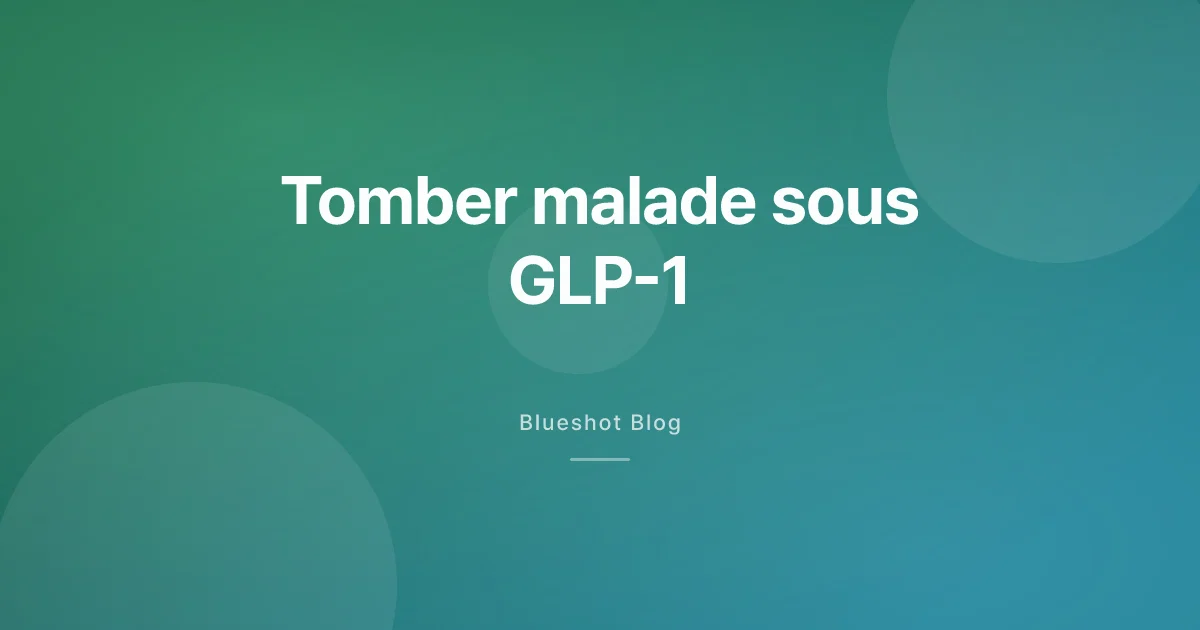 Gastro sous GLP-1 : quand suspendre l'injection et éviter la déshydratation