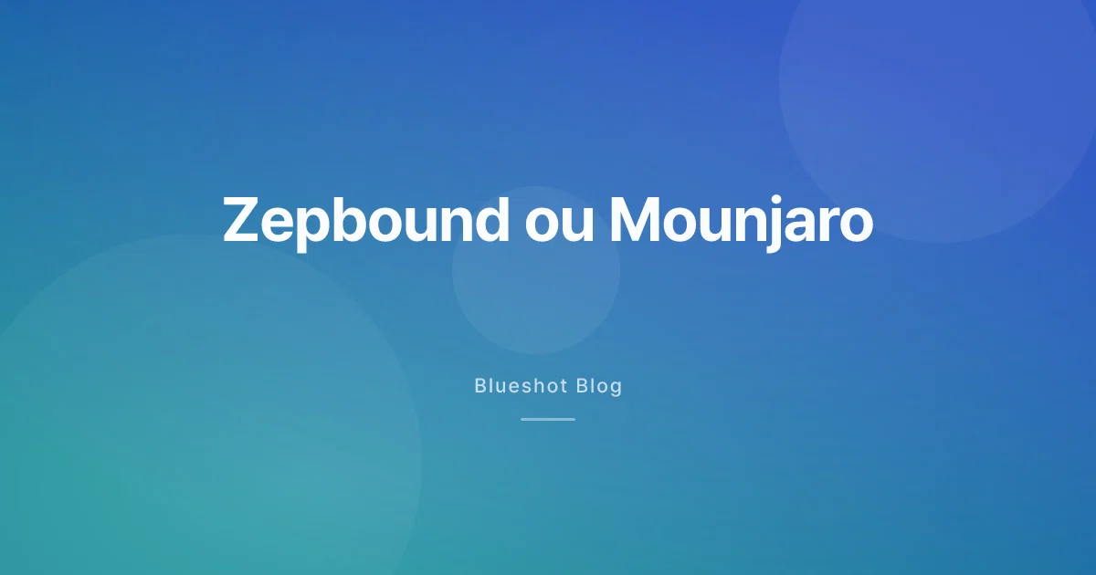 Zepbound et Mounjaro : même tirzépatide, mais pas la même étiquette aux États-Unis