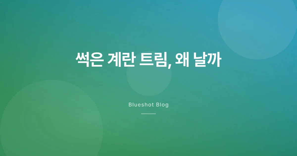 위고비 트림·가스 늘고 계란 냄새, 왜 그럴까 (2026)